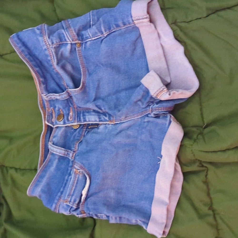Blue shorts